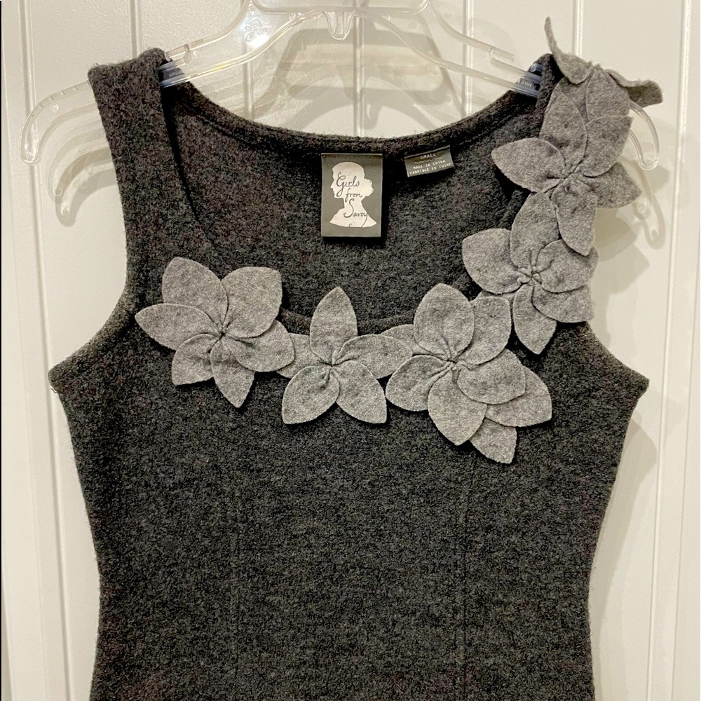 Girls of Savoy Anthropology Merino Wool Dress - Size Small - Like New!